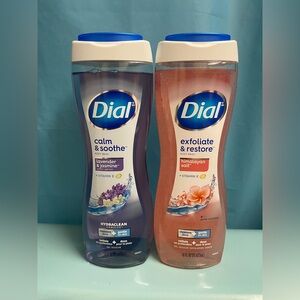 Dial Body Wash 16 fl oz (2 Pack ~ Lavender & Jasmine and Himalayan Salt)